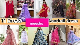 Huge Meesho party wear Anarkali dress haul under 1000✨💖I Party wear outfit 🥰lHonest review [upl. by Tekla]