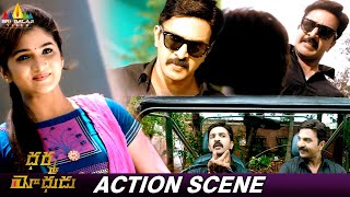 Ravi Gowdas Double Action Fight Scene  Dharma Yodhudu Movie  Divya Uruduga  Priyamani [upl. by Convery]