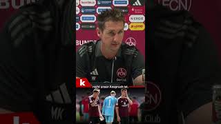 Klose über enttäuschenden Saisonstart quotIst nicht unser Anspruchquot shorts [upl. by Viridis]