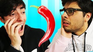 PEPERONCINO CALABRESE  RISKIA IL GUSTO HOT PEPPER CHALLENGE [upl. by Graybill]