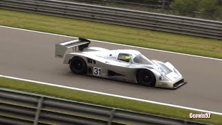 Silver Arrow Sauber MercedesBenz C11 Big V8 BiTurbo Sound At Spa Classic [upl. by Ahsasal]