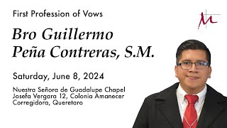 First Profession of Vows of Bro Memo Peña Contreras SM [upl. by Eiramait]