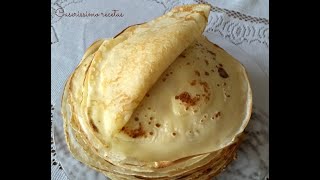 CANELONES DE CHOCLO Como hacer la masa de panqueques  Maxi Cocina [upl. by Akinhoj]