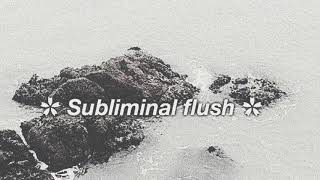 ❦ Subliminal Flush  Removing any subliminal negative affirmations amp blockages ❦ [upl. by Christin]