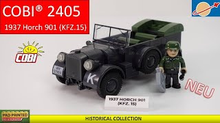 COBI® 2405 1937 HORCH 901 Kfz15 Aufbau Review [upl. by Joice]