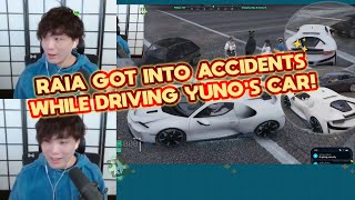 How many were in that car Raia GOT INTO MULTIPLE ACCIDENTS while driving Yunos 620K ITALI RSX [upl. by Adara]