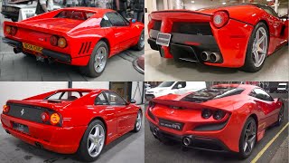 1960  2020  FERRARI STARTUP COMPILATION [upl. by Adnovoj116]