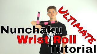 Nunchaku Front Grip Wrist Roll Tutorial [upl. by Ahsieyk]