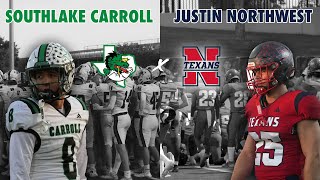 BATTLE OF UNBEATEN DISTRICT FOES 5 Southlake Carroll vs Northwest 2024 Texas High School Football [upl. by Aehcim691]