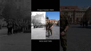 Prague Castle in 1943  Now And Then Photos Of World War 2  shorts ww2 [upl. by Ahsienad]