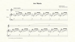 Ave Maria JS Bach Gounod [upl. by Dorin]