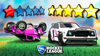 Freestyling with the WORST amp BEST Car in Rocket League [upl. by Kilby430]