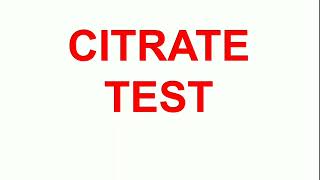 4 Citrate Utilization Test MLTLectures [upl. by Nadeau]