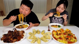 여자친구가 손수 만들어준 우육탕면에 배추찜까지 Beef noodles soup steamed cabbage 요리amp먹방  Mukbang eating show [upl. by Marilou]