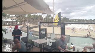 Webcam Lanzarote  Live Stream from the Beachbar in Costa Teguise [upl. by Ennelram513]