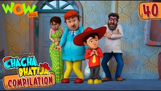 Chacha Bhatija  Compilation 40  Funny Animated Stories  Wow Kidz [upl. by Eseyt779]