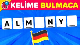 ÜLKELERLE KELİME BULMACA 🔎  ⏰  Eksik Verilen Ülkeleri TAHMİN ET  Bul Bakalım [upl. by Brittany]