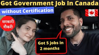 Government job in Canada for New Immigrants  High Paid Jobs in Canada without certification [upl. by Ihsar]