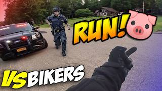 COPS VS BIKERS  MOTORCYCLE POLICE CHASE  Best Compilation 2024 [upl. by Ymme]