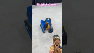 TRUCK DUMP EXCAVATOR ADEK JADI WARNA BIRU KUNING automobile excavator reaction satisfying [upl. by Ubald]