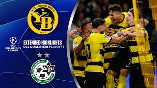 Young Boys vs Maccabi Haifa Extended Highlights  UCL Qualifiers  Playoffs  CBS Sports Golazo [upl. by Areid]