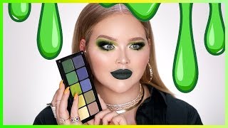 THE GREEN MAKEUP CHALLENGE  NikkieTutorials [upl. by Goldina]