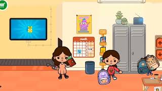 BACK TO SCHOOL SHOPPING🎒🏫  WITH VOICE  Toca Boca Roleplay [upl. by Irena]