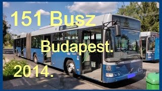 151es Busz BKV Traffic Camera Budapest 2014 [upl. by Adnyleb969]