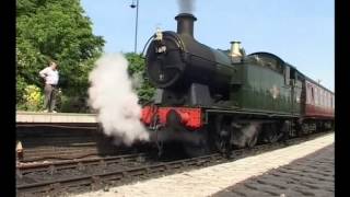 NNR Steam Train GWR 52XX 56XX 29th June 2013 [upl. by Reffinej]