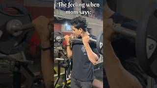 The feeling when mom says🥺🥀♥️trending motivation execrise gymworkout mothermaa [upl. by Monda]