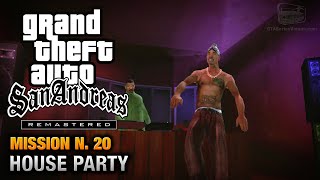 GTA San Andreas Remastered  Mission 20  House Party Xbox 360  PS3 [upl. by Reh887]