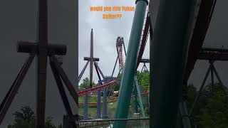 would YOU ride this yukonstriker canada canadaswonderland rollercoaster [upl. by Netloc173]