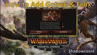 How to Get Gotrek amp Felix in Total War Warhammer III Immortal Empires Legendary Lord and Hero Duo [upl. by Tammara]