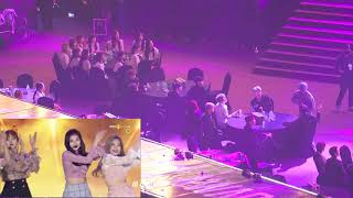 IzOne Wanna One BTS reaction to Twice  Yes or Yes SMA 2019 [upl. by Nahtad]