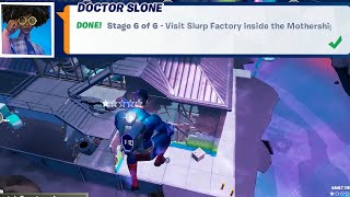 Visit Slurp Factory inside the Mothership  Fortnite [upl. by Marcile519]