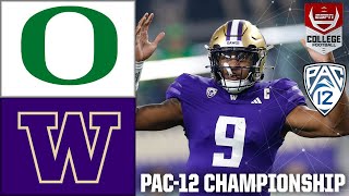 Pac12 Championship Game Oregon Ducks vs Washington Huskies  Full Game Highlights [upl. by Honey455]