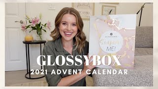 GLOSSYBOX 2021 Advent Calendar Unboxing  Review  DISCOUNT [upl. by Alejandrina184]