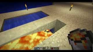 Minecraft How to make an Obsidian Generator [upl. by Aikrehs]