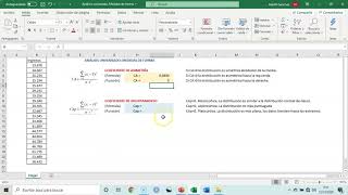 Medidas de forma en Excel coeficiente de asimetría y curtosis [upl. by Nama]