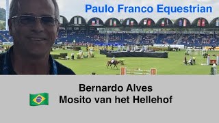 Bernardo Alves  Mosito Van Het Hellehof 10072022 equestrian hipismo showjumping horse [upl. by Corene]