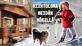 MÖKKI MY WEEK  HIIHTOLOMA ILMAN SÄHKÖÄ JA VETTÄ I Perhevlogi [upl. by Iahcedrom]