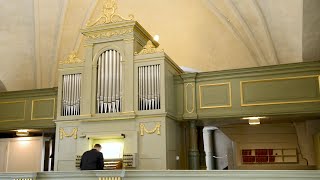 Felix Mendelssohn Orgelsonat nr 2 i cmoll på orgeln i Anundsjö kyrka [upl. by Barnum]