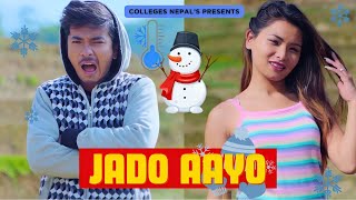 Jaado Aayo  जाडो आयो  Jibesh Gurung  Aajkal Ko Love  November 2023  Colleges Nepal [upl. by Llemhar]