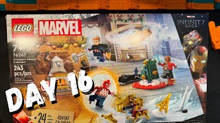 LEGO Marvel Avengers Advent Calendar 2023 Day Sixteen 76267 Build and Review Slight Improvement [upl. by Tessler]