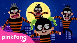 Police Car vs Thieves  Car Songs  Police Cars amp Patrols Series  Pinkfong Songs for Kids [upl. by Annait795]