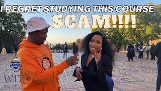 Wits Graduate  I REGRET STUDYING THIS COURSE it is a SCAM [upl. by Ahael]