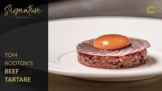 Tom Bootons Beef Tartare [upl. by Ahsiloc]