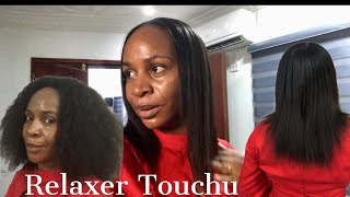 My Relaxer Touchup with a Celebrity Stylist [upl. by Ylevol916]