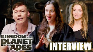 Kingdom Of The Planet Of The Apes Cast Interview [upl. by Ruamaj]