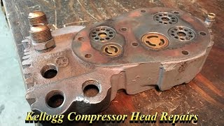 Kellogg Compressor Head Repairs [upl. by Granville]